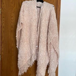 Pale pink poncho /wrap from World Market.